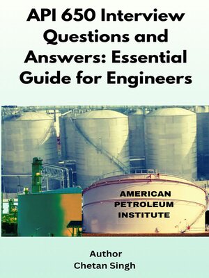 cover image of API 650 Interview Questions and Answers